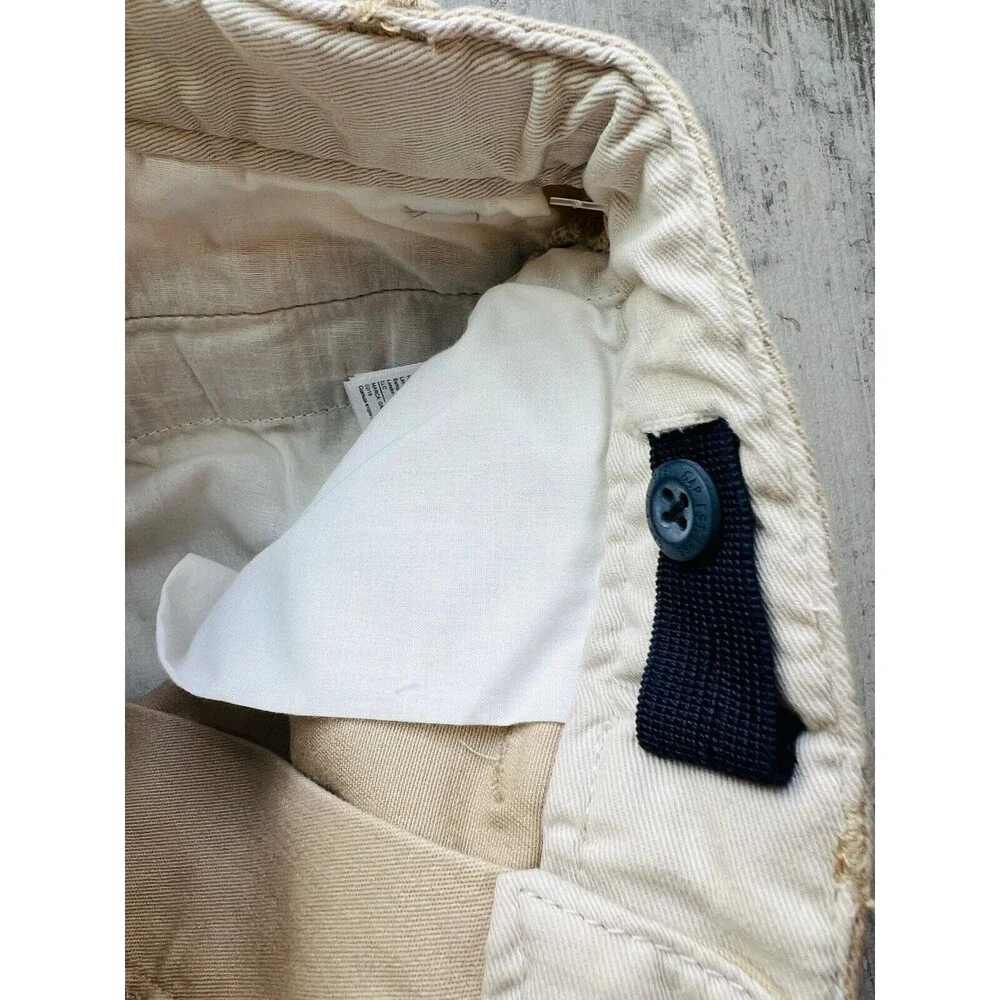 Gap Kids Boys Flat Front Khaki Tan Uniform Chino Cotton Shorts NEW 8 Regular